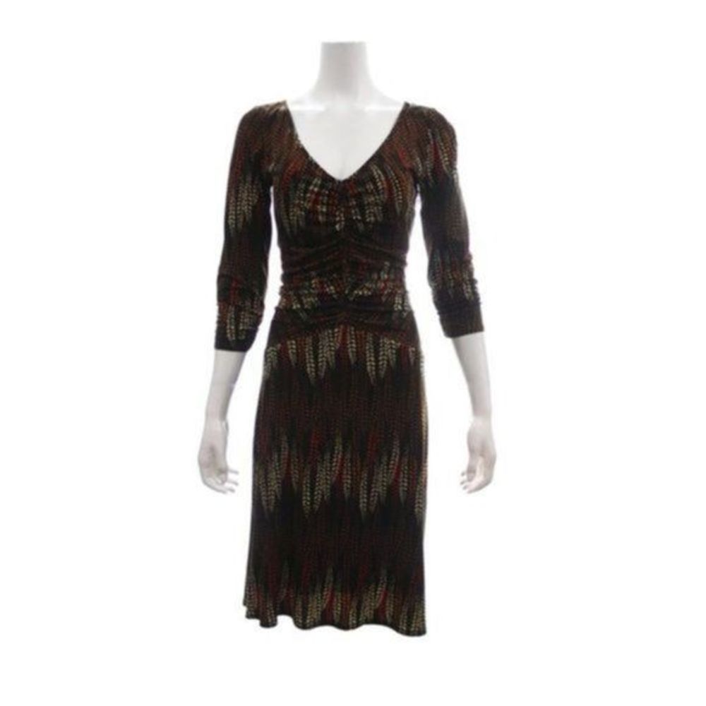 LAUNDRY BY SHELLI SEGAL PRINT DRESS